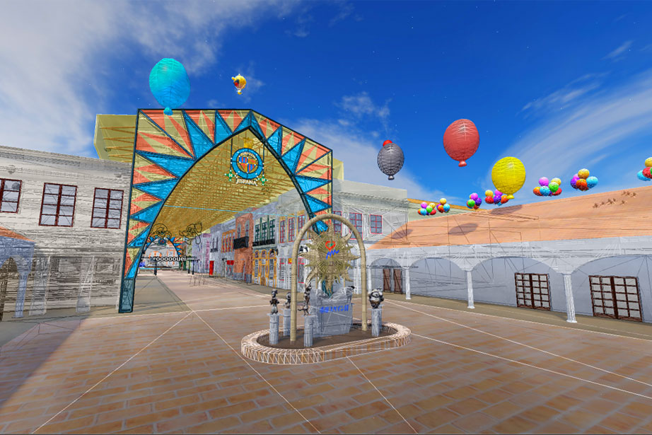 Robloxでのスペイン村公式ワールド制作