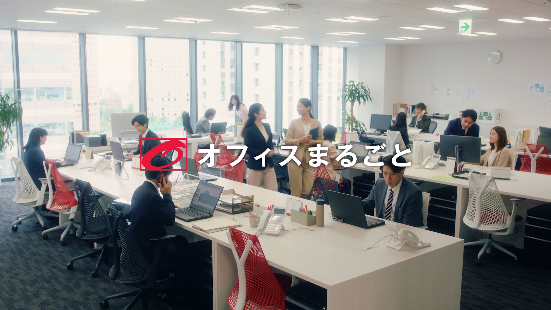 システムインテグレーション会社の企業CM映像制作