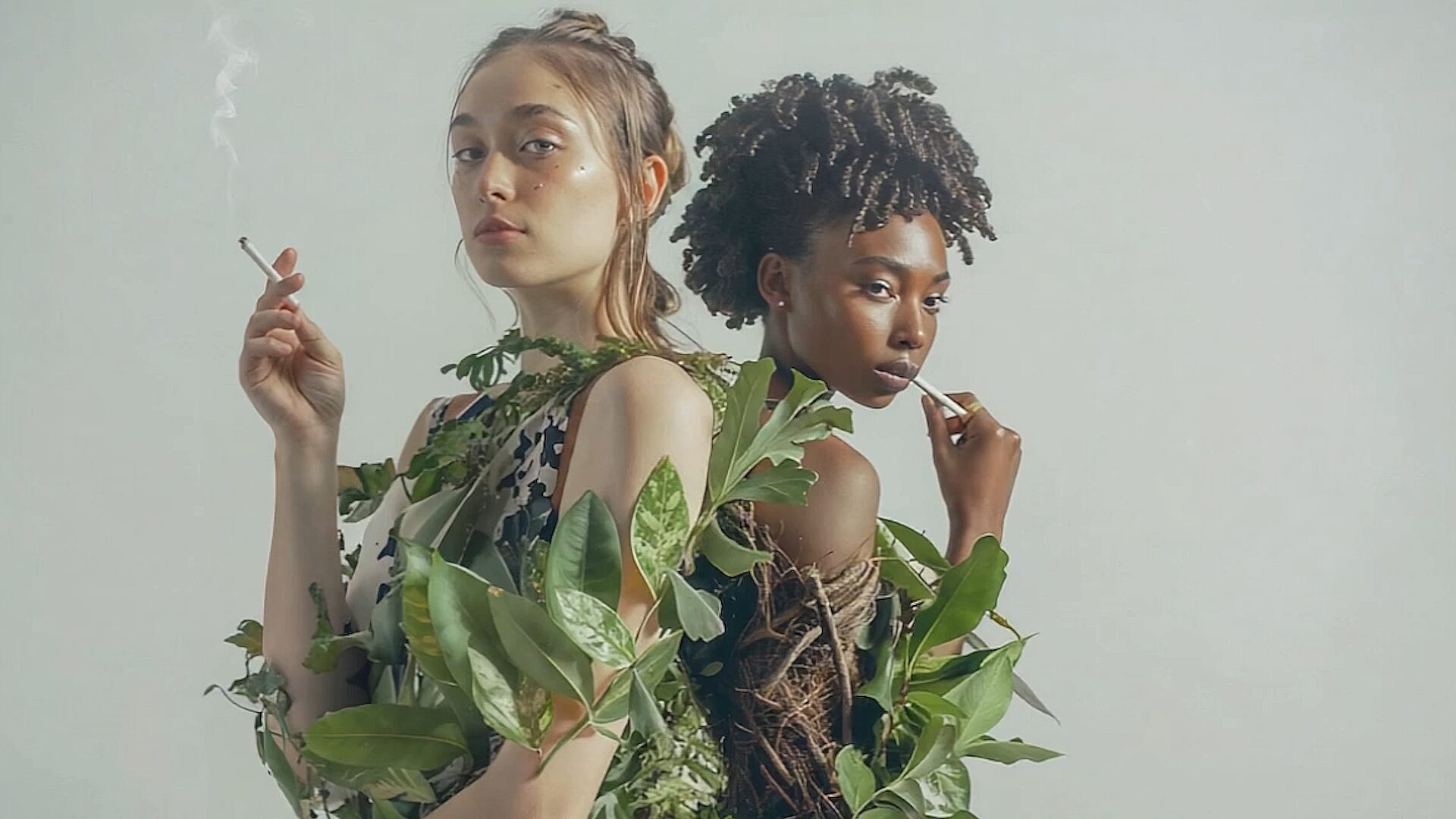 喫煙所サイネージメディアの広告映像