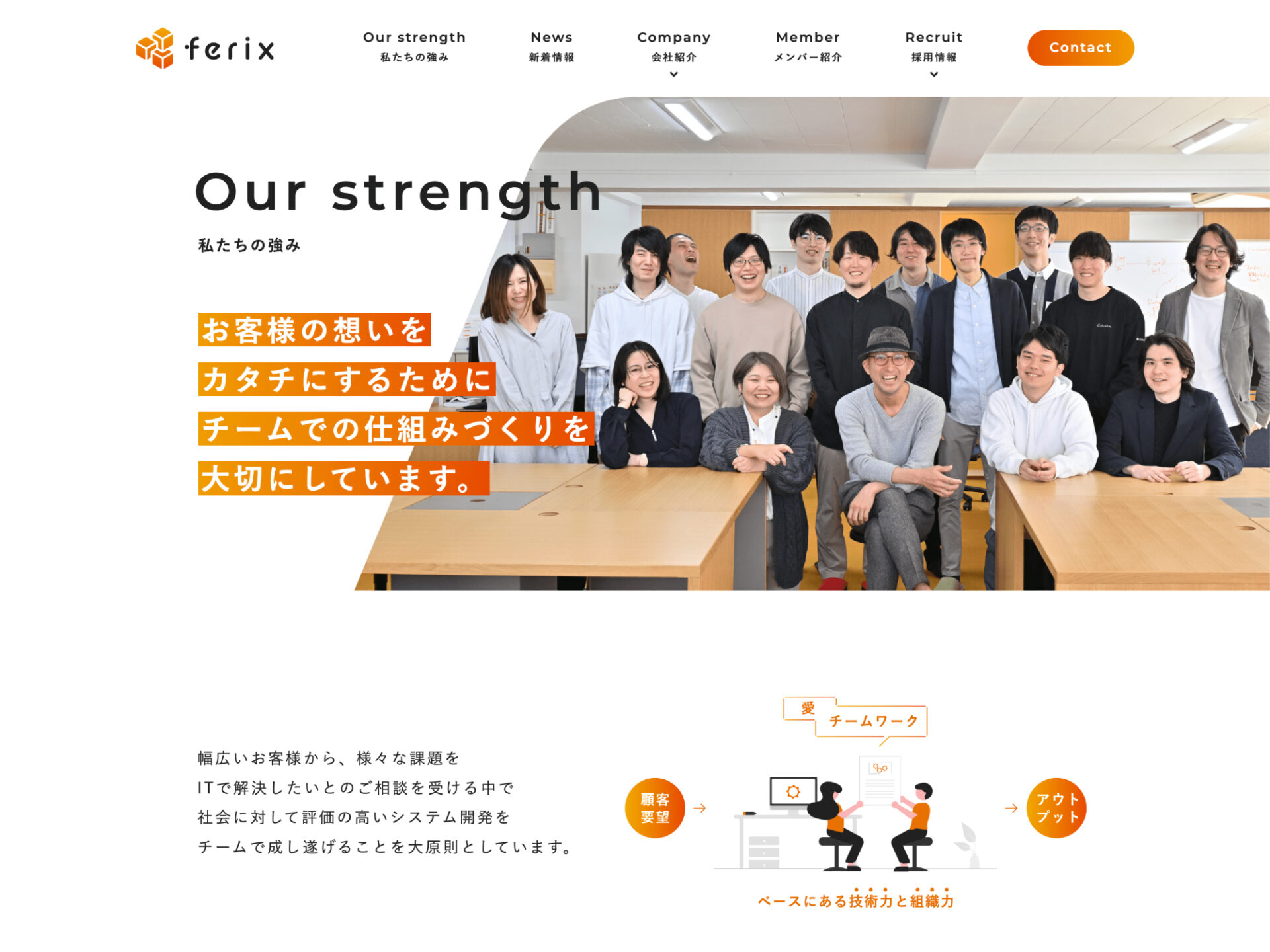 IT業界のコーポレートサイト制作