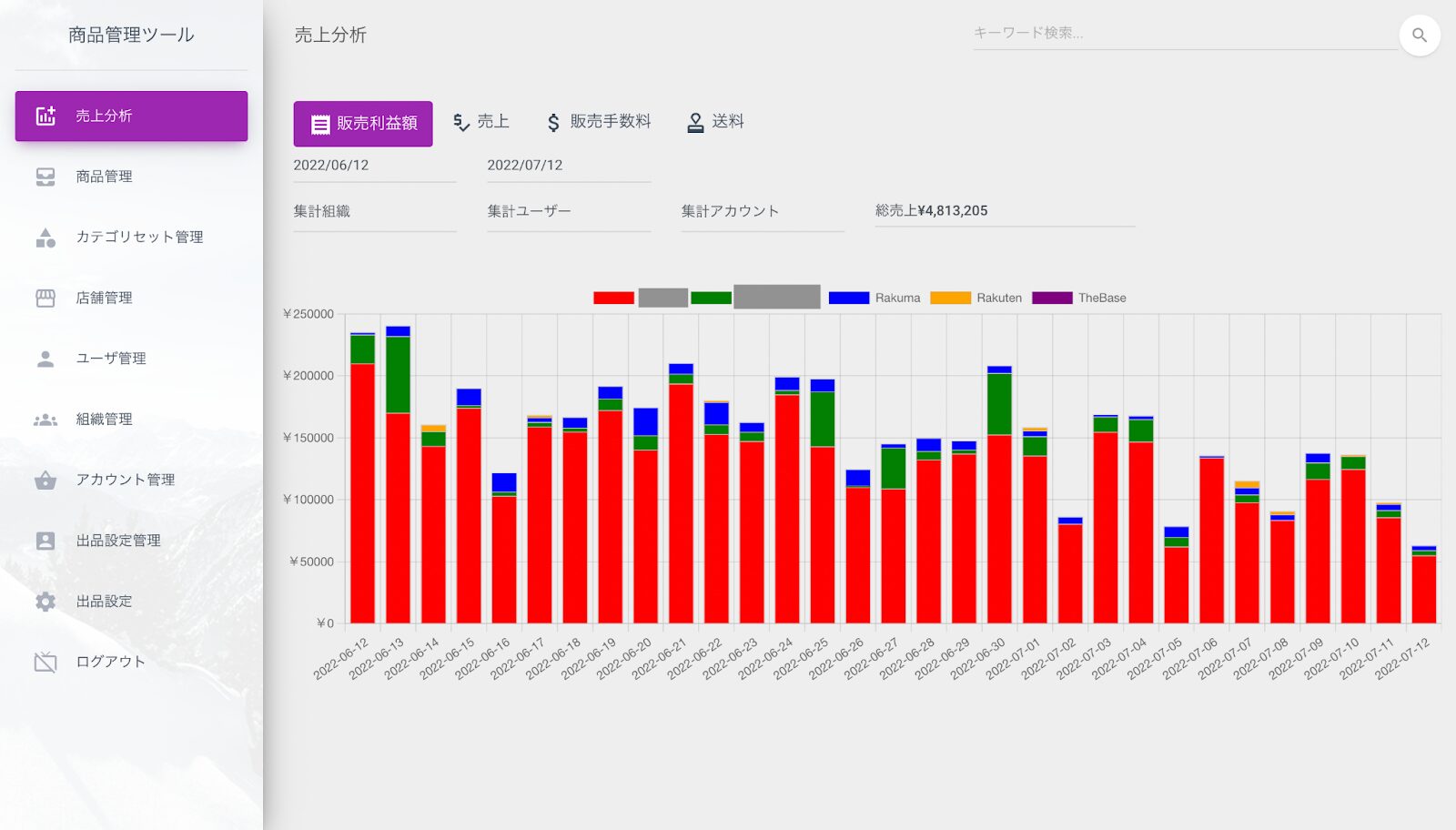 アパレル業界の複数EC商品一括出品システムの開発