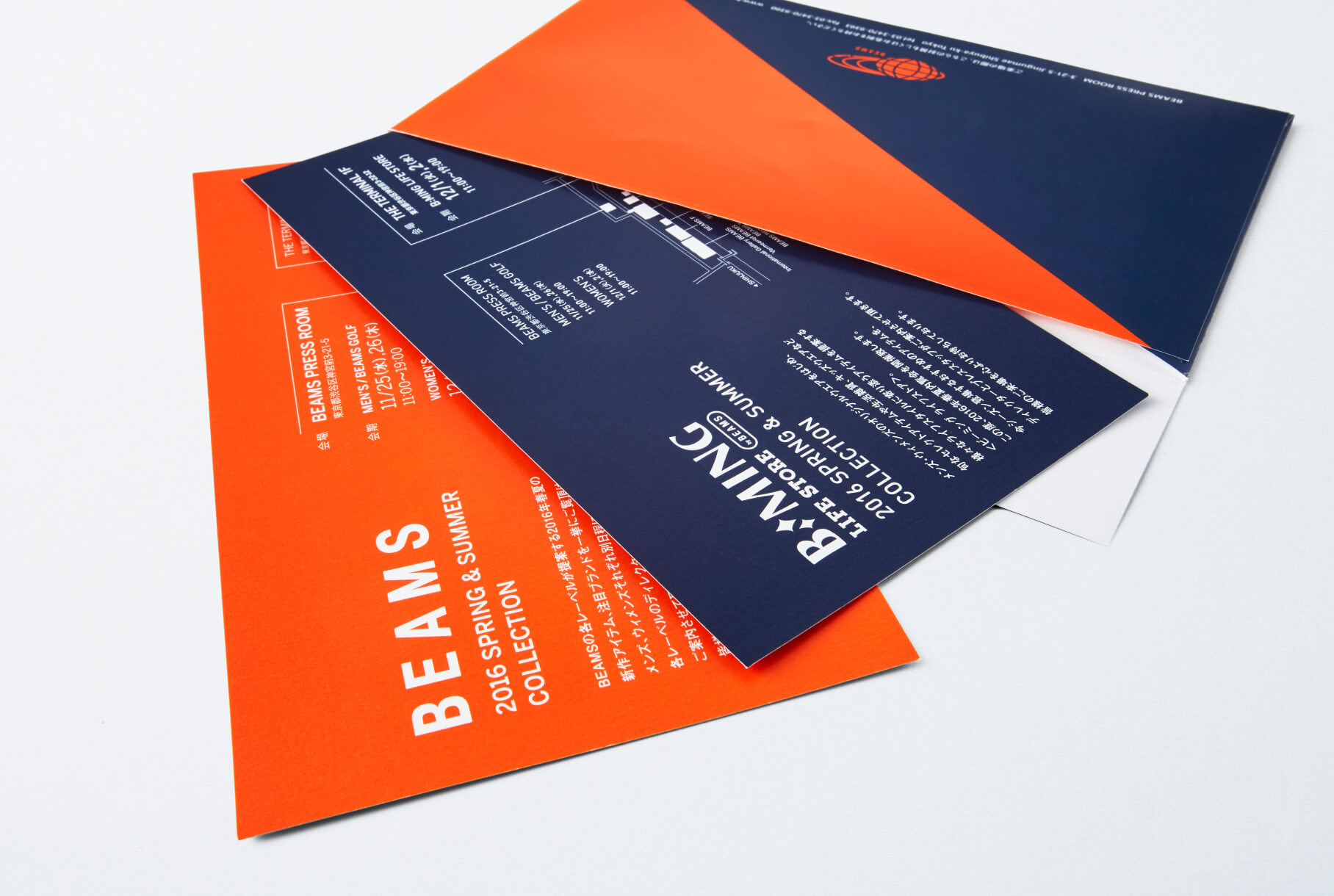 アパレル業界のパンフレットデザイン・ディスプレイ制作